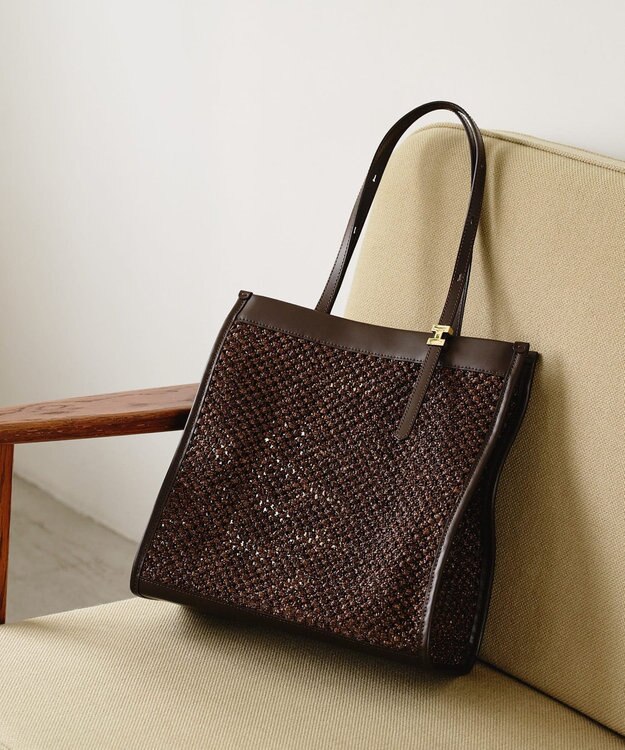 IACUCCI 【予約】ジュリエッタ RETE PAGLIA/RUGA ダークブラウン