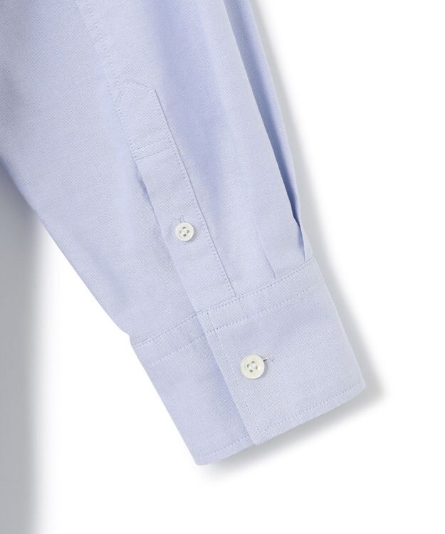 23区 【SLOW/一部店舗限定】コットンオックス シャツワンピース サックスブルー