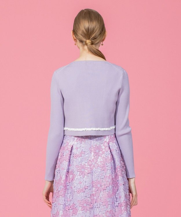 TOCCA 【洗える！】ETERNAL KNIT カーディガン ライラック系