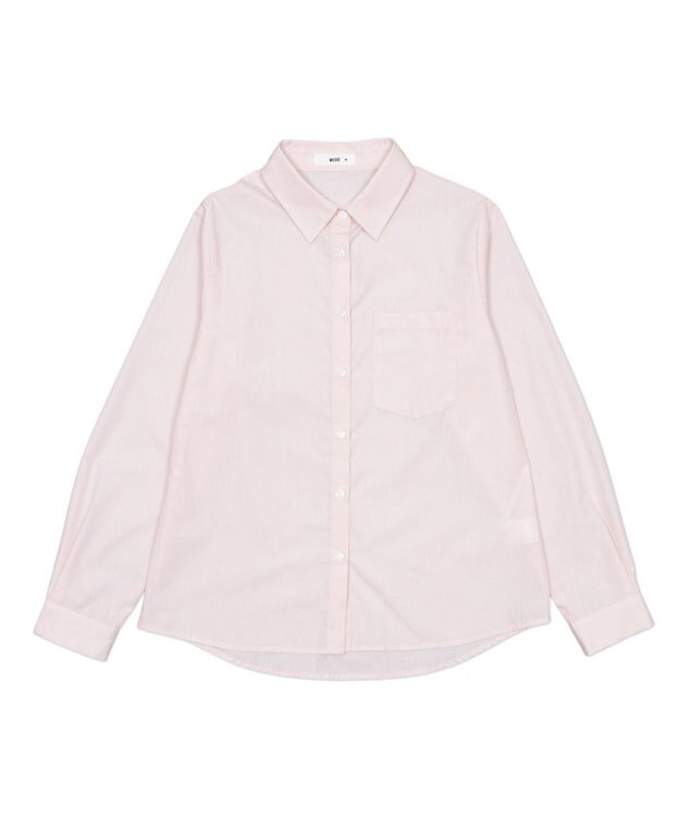 WEGO 【SCHOOLITEM】スクールシャツL／S ピンク