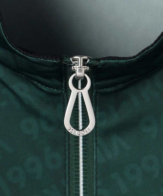 23区GOLF 【MEN】エアリージャージ ストレッチライトブルゾン ダークグリーン系5