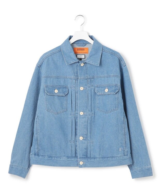 J.PRESS YORK STREET 【UNISEX】UNIVERSAL OVERALL × YORK STREET デニムジャケット ダルブルー系