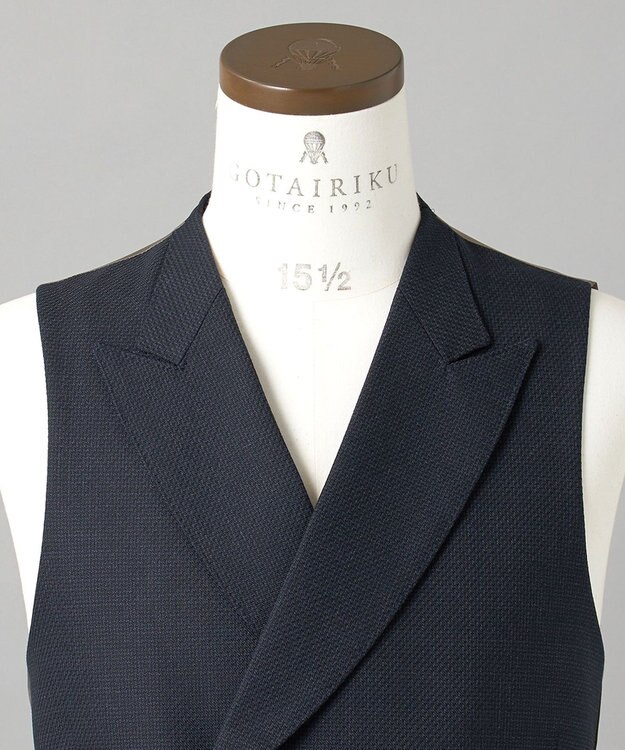 GOTAIRIKU 【ZEGNA/ゼニア】ISLANDFLEECE/アイランドフリース 3ピーススーツ（ネイビー） ネイビー系8