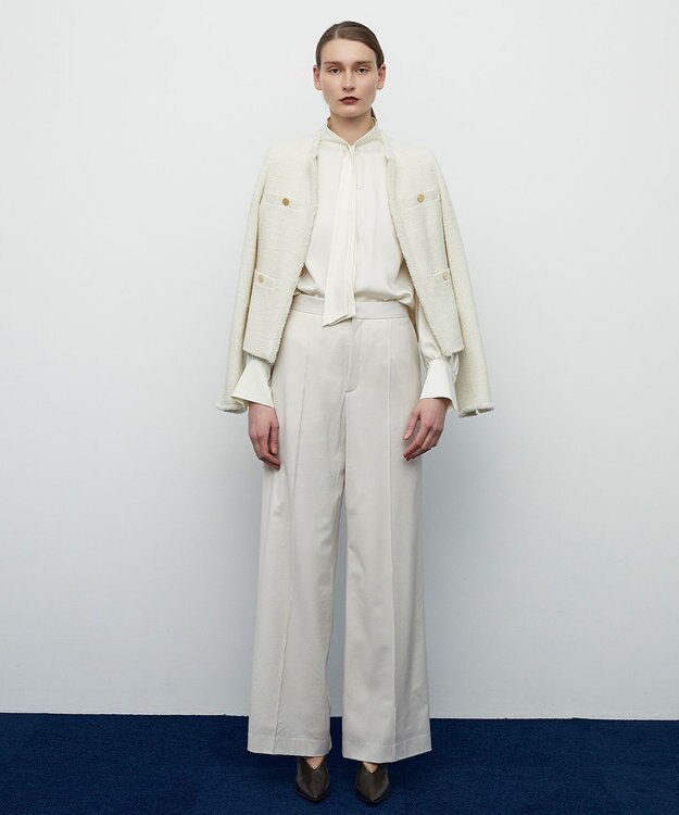 BEIGE， 【S-size】CAMBON / ツイードジャケット Bone