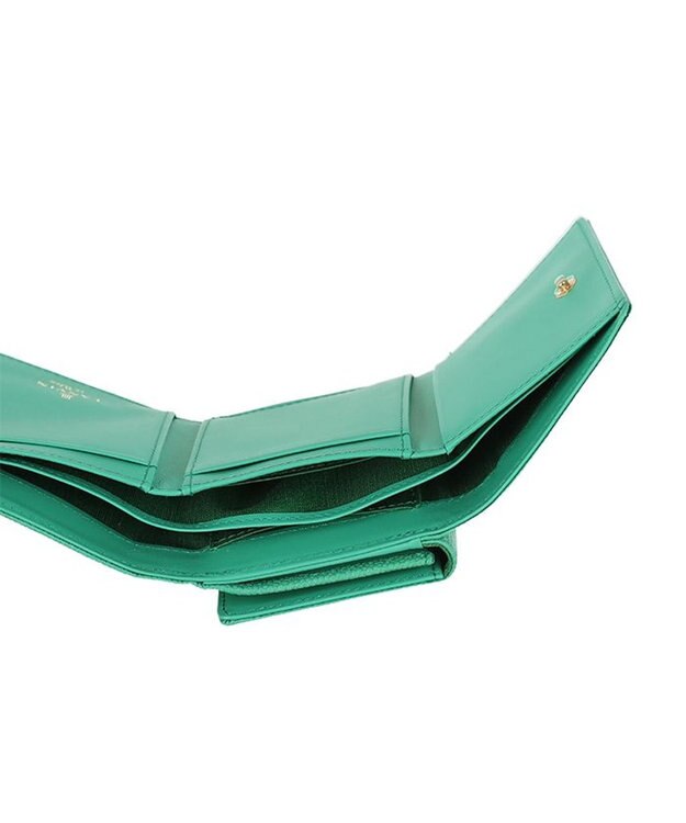 LANVIN en Bleu エルヴィー 三つ折り財布 グリーン