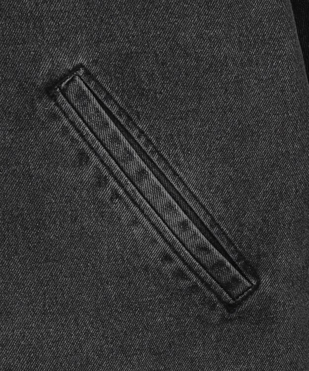 WEGO 【ユニセックス着用ITEM/MLサイズ展開】ワーカーズデニムZIPジャケット デニムブラックソノタ