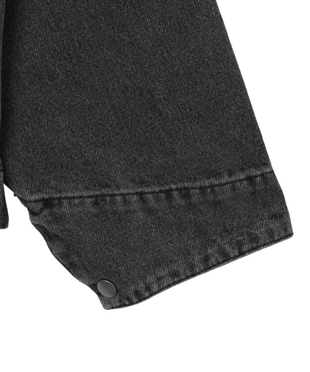 WEGO 【ユニセックス着用ITEM/MLサイズ展開】ワーカーズデニムZIPジャケット デニムブラックソノタ