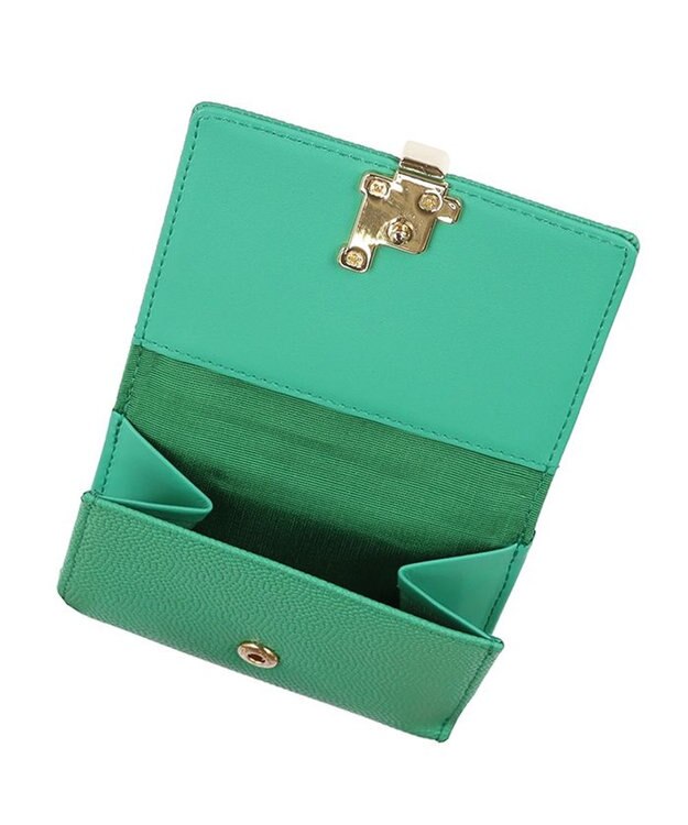 LANVIN en Bleu エルヴィー 三つ折り財布 グリーン