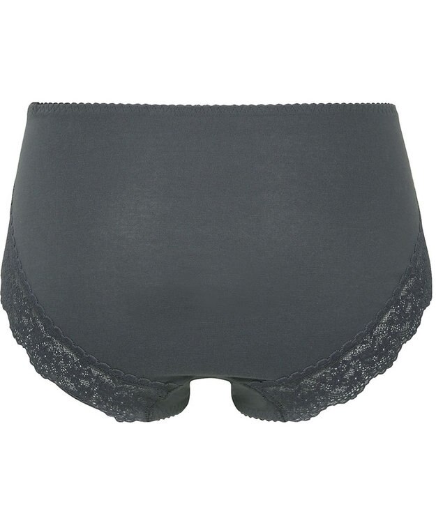 Wing ショーツ 【綿の贅沢オーガニック】 オーガニックコットン混 はきこみ丈ふつう EC2110 ウイング／ワコール ダークブラウン