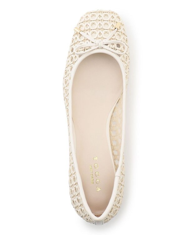 TOCCA CROCHET WITH RIBBON PUMPS パンプス アイボリー系