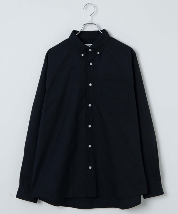 WEGO イージーケアオックスフォードシャツ ブラック