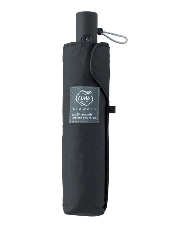 MOONBAT urawaza slim(ウラワザ スリム) 3秒でたためる傘 自動開閉傘 55cm UV ブラック