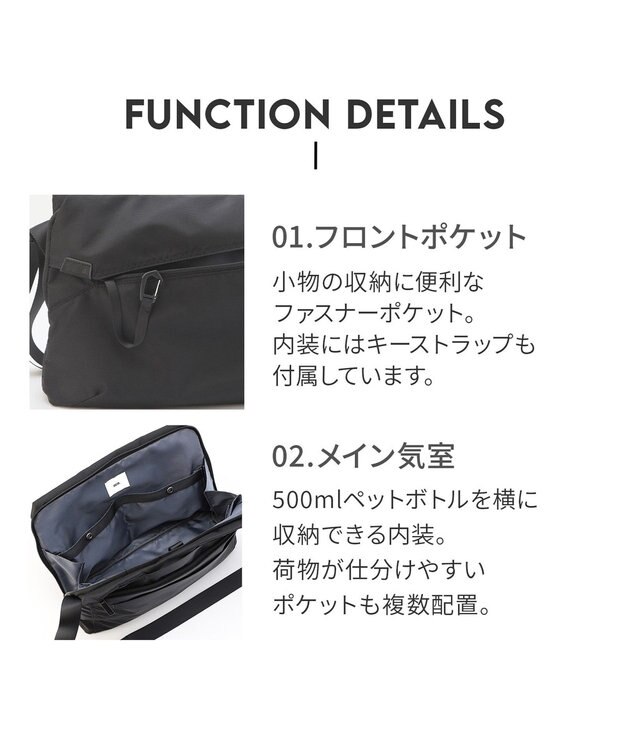 ACE BAGS & LUGGAGE ace. サニ ショルダーバッグ A4サイズ 13.3インチ収納 20403 エース ジェットブラック