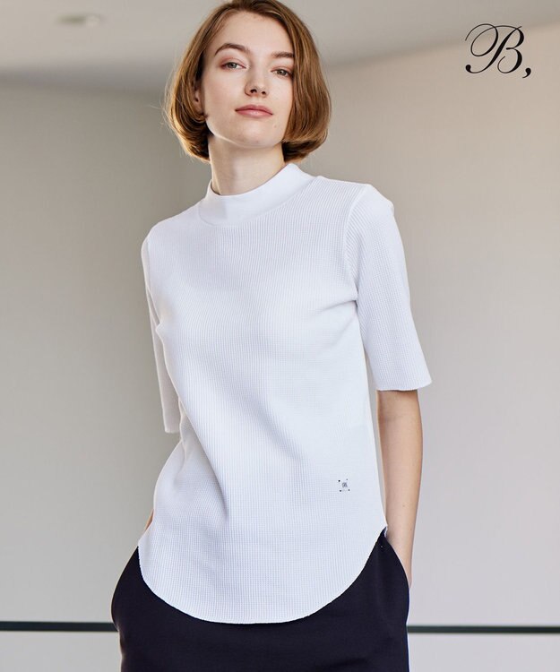 BEIGE， 【B】COSMOS / 半袖トップス White