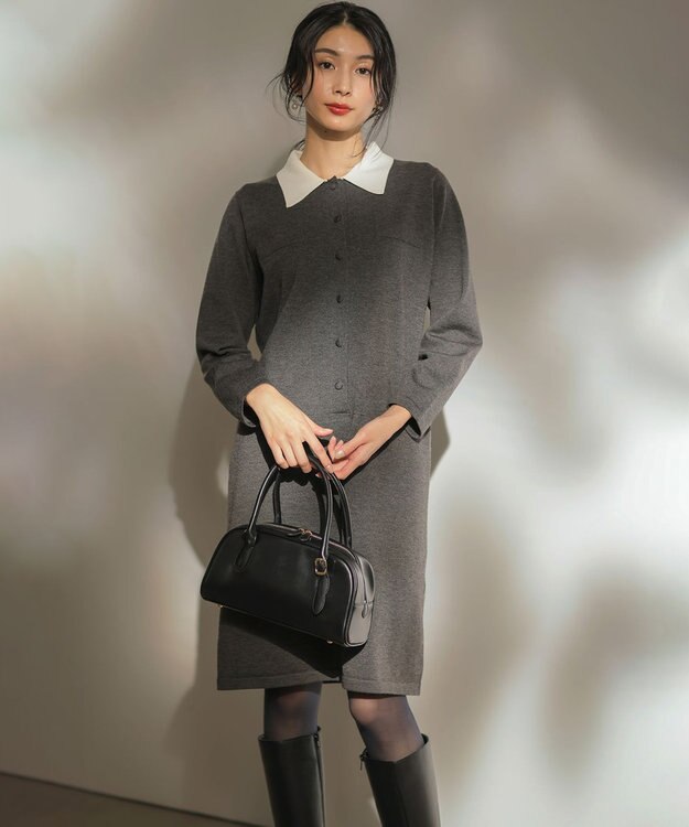 組曲 【加藤ローサさん着用】ハンドバッグ ブラック系