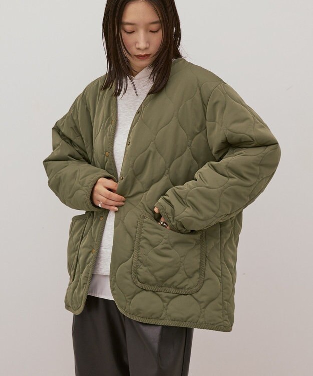 AMERICAN HOLIC キルティングブルゾン Khaki