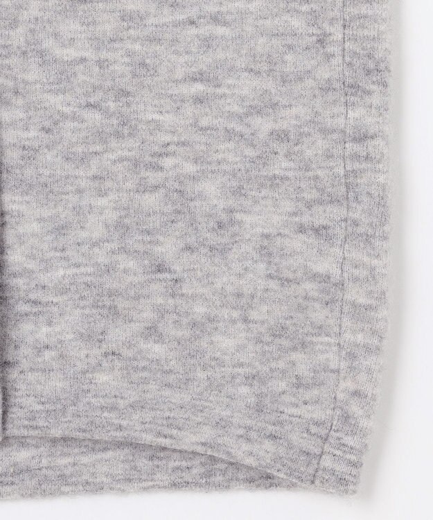 自由区 【WEB限定カラーあり】モヘアニット ジレ ライトグレー系