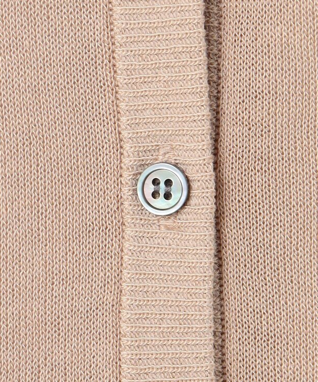 組曲 S 【先行予約】シアーニットVネック カーディガン ベージュ系