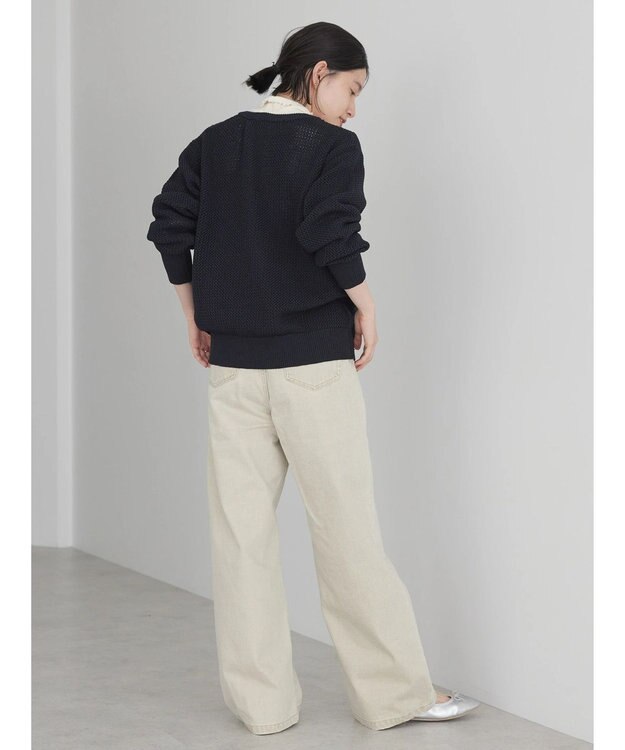 AMERICAN HOLIC エコカルットクルーネックカーディガン Navy