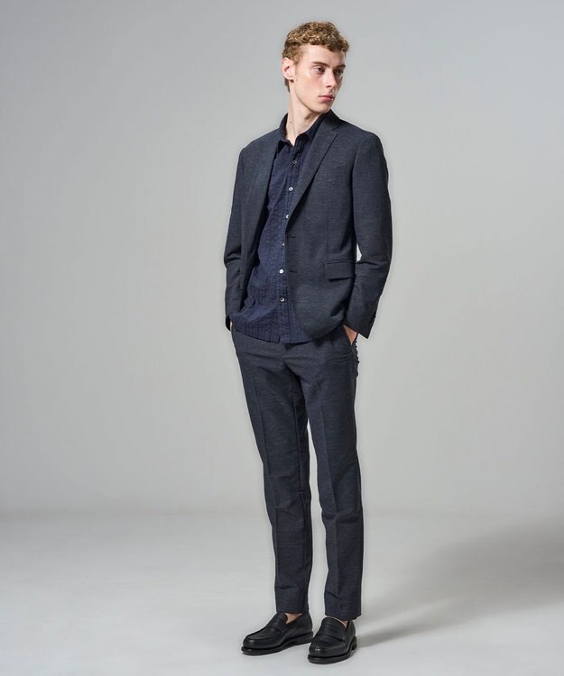 JOSEPH HOMME 【セットアップ対応 】レノウィーヴストレッチ ジャケット ネイビー系