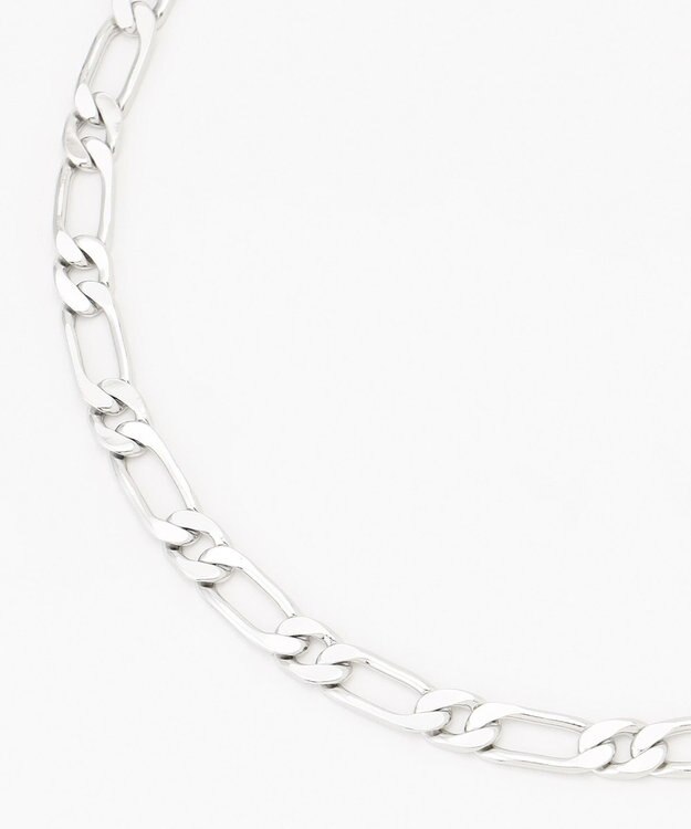 ICB ショートチェーンネックレス シルバー［変形喜平チェーン］系