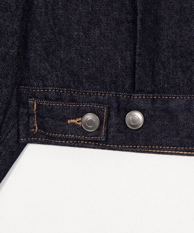 WEGO 【ユニセックス着用ITEM】リジットデニムジャケット デニムブラック