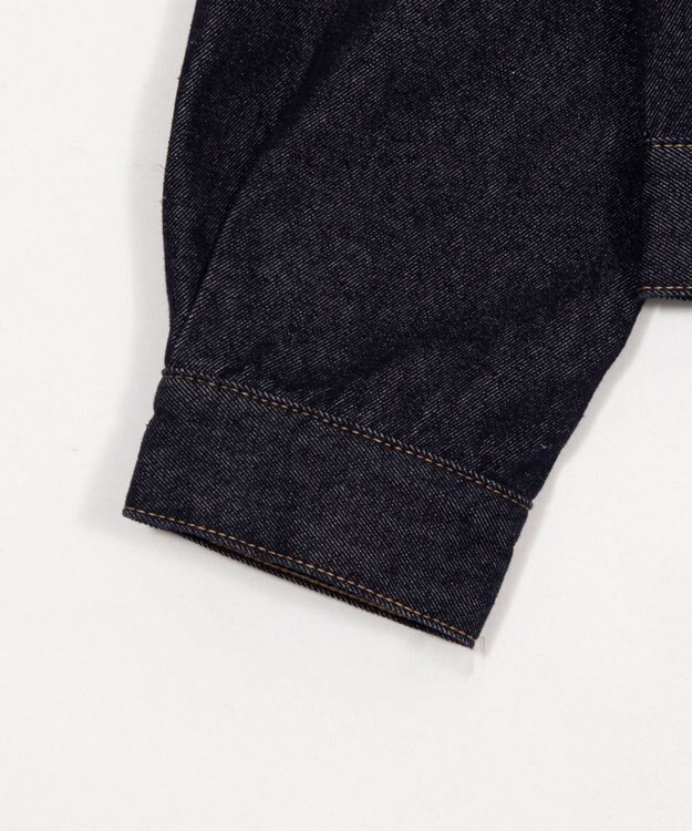 WEGO 【ユニセックス着用ITEM】リジットデニムジャケット デニムブラック