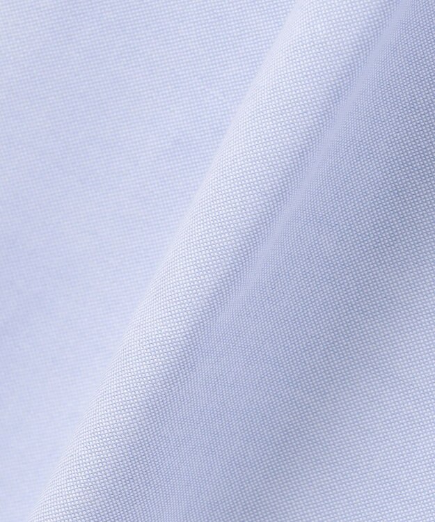 23区 【SLOW/一部店舗限定】コットンオックス シャツワンピース サックスブルー