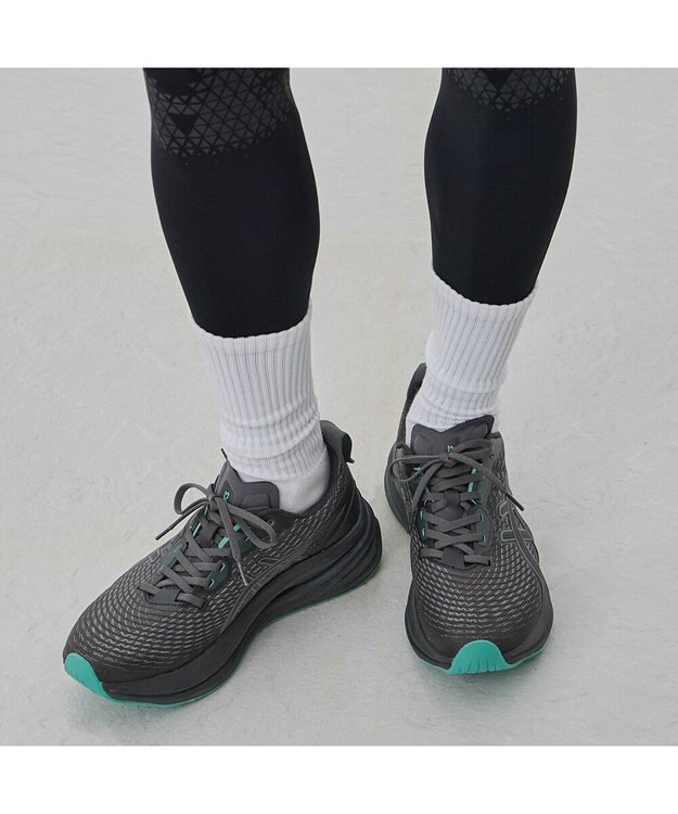 ASICS WALKING ゲルファストウォーク 2E相当 ダークグレー×ガンメタル