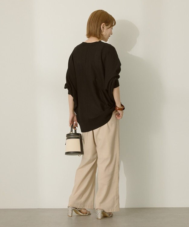 AMERICAN HOLIC UVカットドルマンニットカーディガン Black