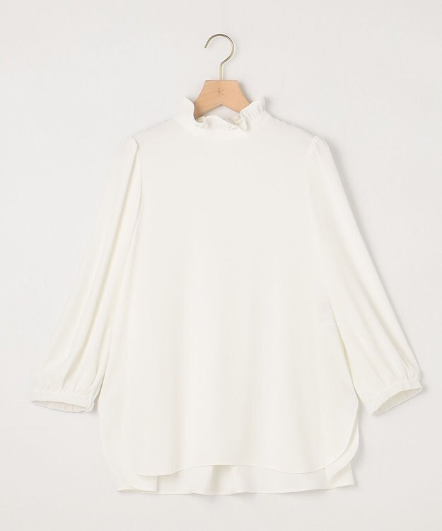 組曲 S 【KUMIKYOKU NAVY】ジョーゼットシフォン ブラウス アイボリー系