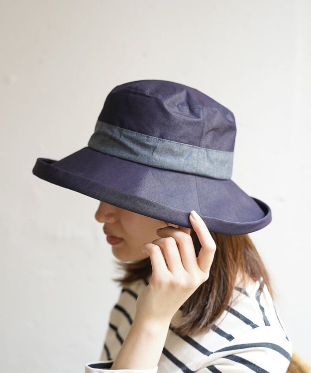 石田製帽 備後デニム セーラ ネイビー