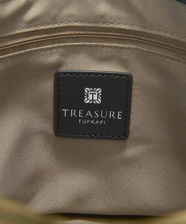 TOPKAPI 【TREASURE TOPKAPI】リンクルナイロン ノット ワンハンドル ショルダーバッグ カーキ