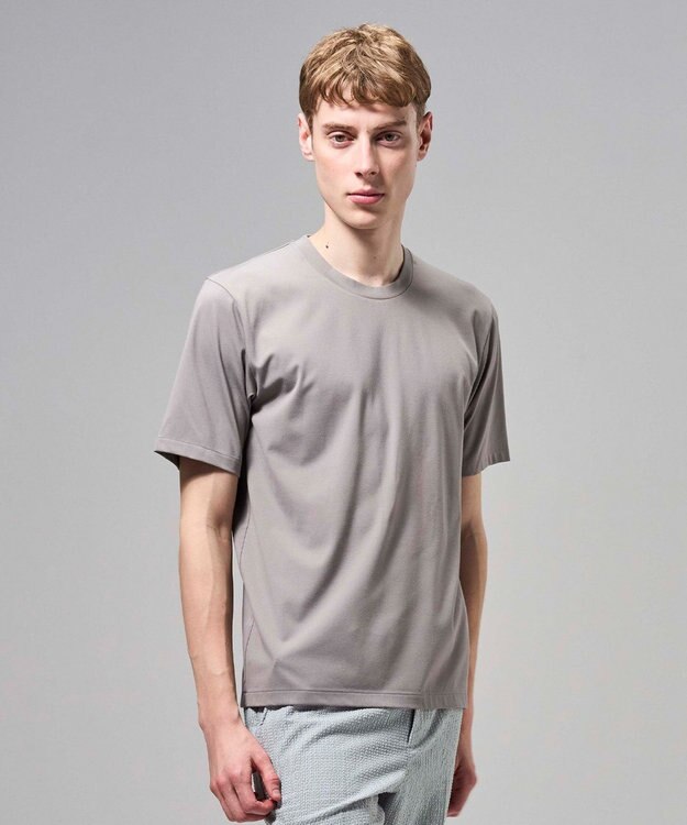 JOSEPH HOMME 【新色追加】ハイゲージベアスムース　クルーネックＴシャツ ベージュ系