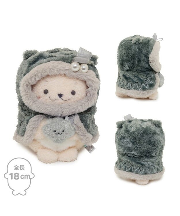 Mother garden しろたん ブラックホーリー ぬいぐるみ 《らっこいぬ》 単品 らっこいぬ