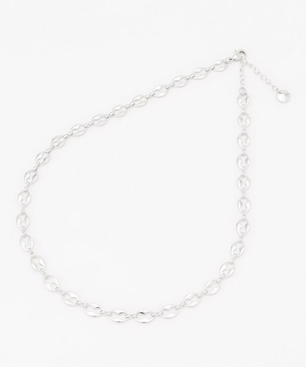 ICB ショートチェーンネックレス シルバー［アイレットチェーン］系
