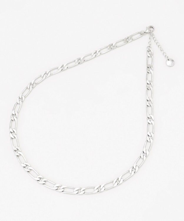 ICB ショートチェーンネックレス シルバー［変形喜平チェーン］系