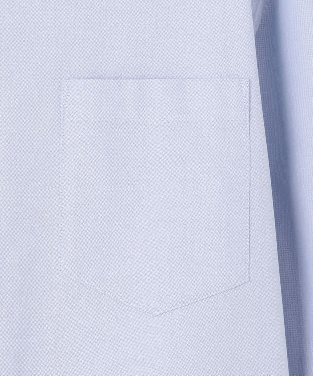 23区 【SLOW/一部店舗限定】コットンオックス シャツワンピース サックスブルー