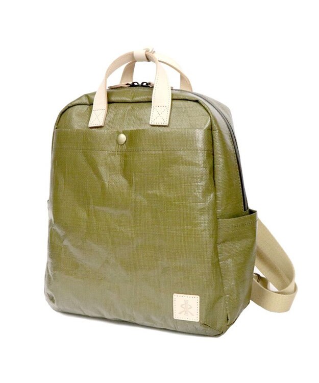 Regalo Felice 【雨に強い / 形をキープ】リュック / REGALO KA(カーキ)
