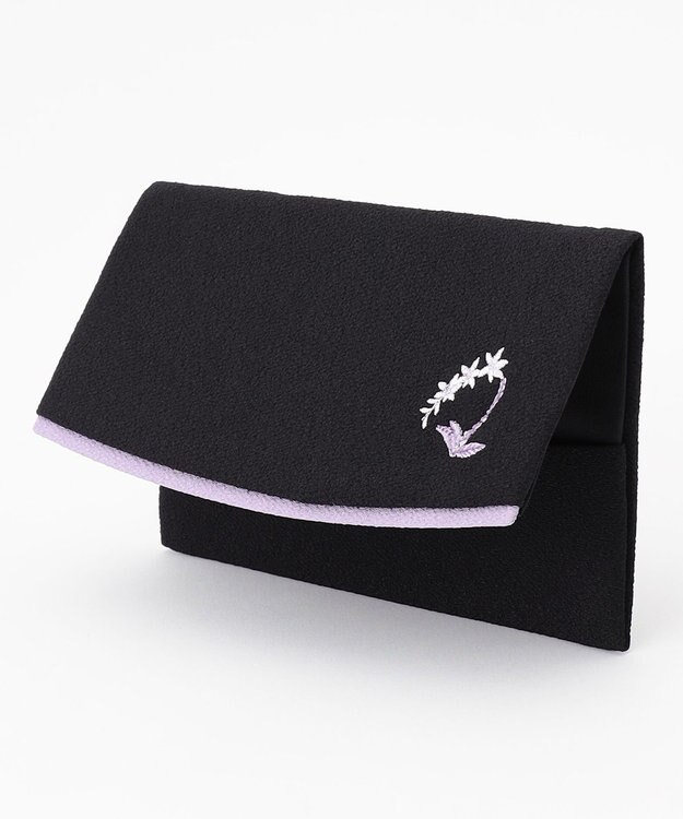 自由区 FORMAL 【日本製】刺繍入り袱紗 ブラック系