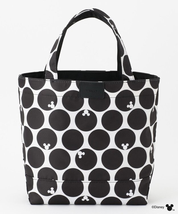 Y'SACCS 【Disney Collection】シルエットプリントトートバッグ　Sサイズ ブラック