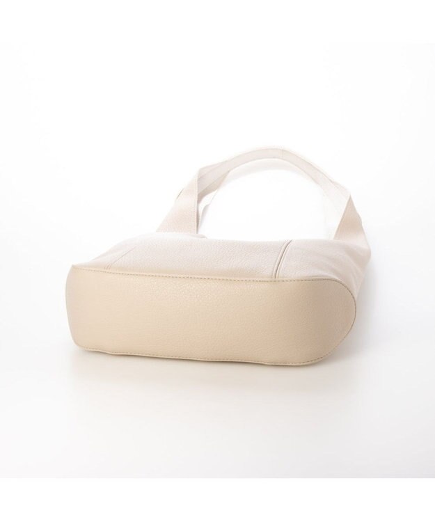 UNBILLION カシュカシュ cachecache / 厚手合皮ホーボーバッグ ベージュ