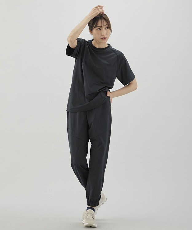 CW-X 【WOMEN】 CW-X ボトムス ハイゲージニットパンツ 足首丈 UVカット率90%以上(本体) 吸汗速乾(本体) レディース DHY379 /ワコール ブラック