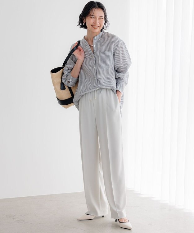 23区 【CLASSY.6月号掲載/Oggi4月号掲載】雑材 トートバッグ ブラック系