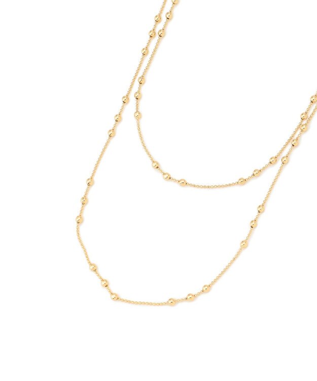 23区 2連 ドットチェーン ネックレス ゴールド系