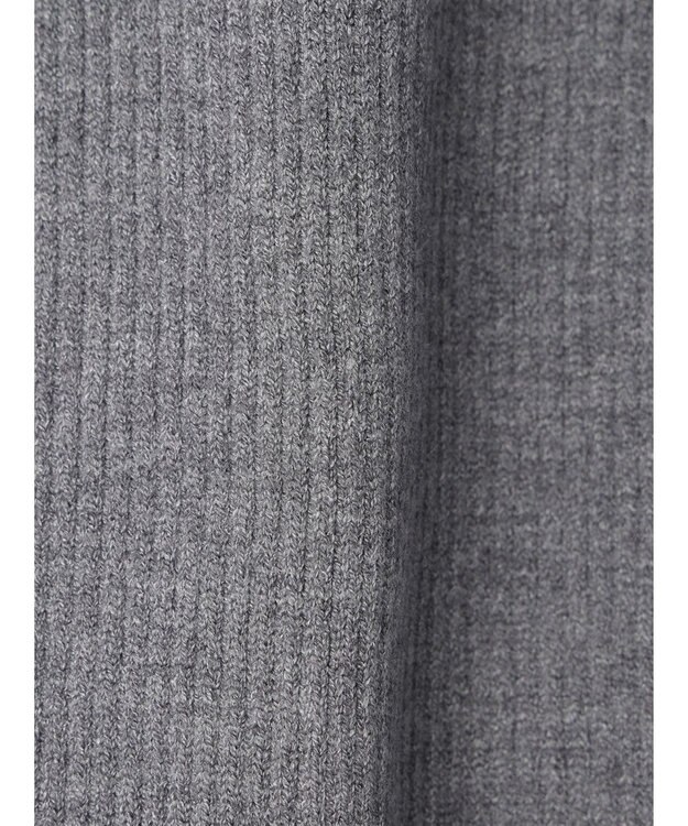 CRAFT STANDARD BOUTIQUE リブタートルネックニットプルオーバー Gray Mixture