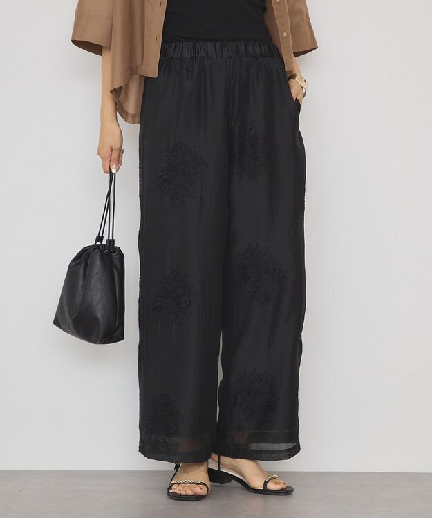 AMERICAN HOLIC レースシャイニーパンツ Black