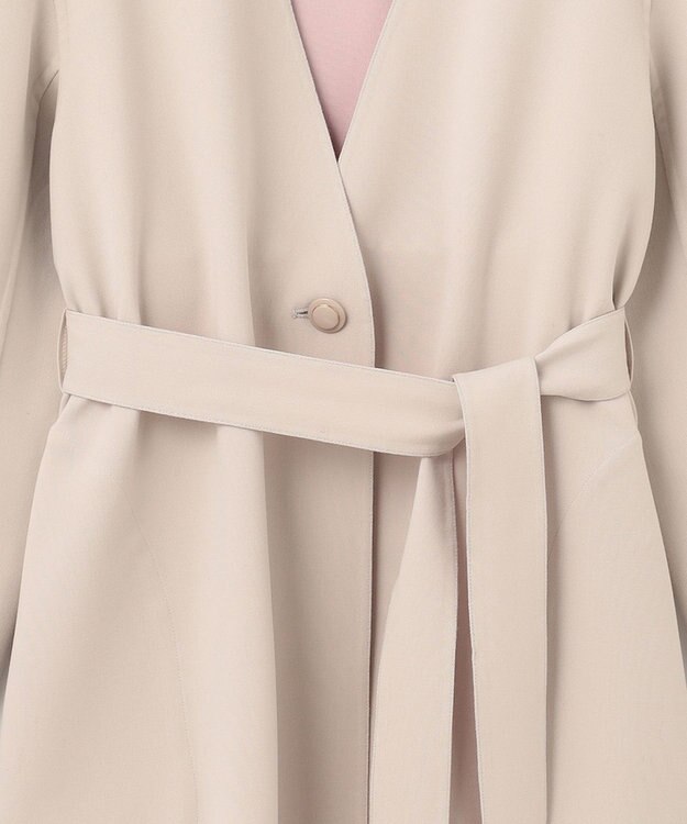 ANY SIS 【2WAY・リバーシブル】スプリングショートリバー コート ベージュ