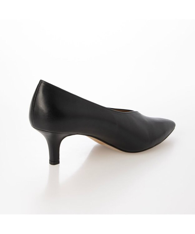 MODE ET JACOMO <carino>カバードポインテッドトゥパンプス ブラック