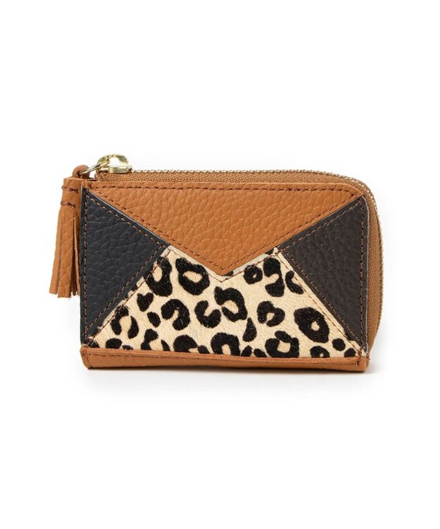 UNBILLION perche サスティナブルハラコタイプスマートキーケース キャメル